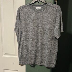 Columbia Heathered Gray Men's Short Sleeve Tee size XL